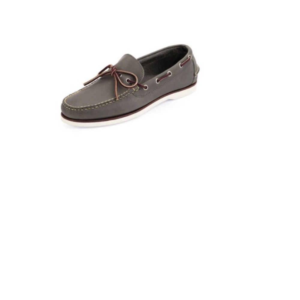 Eastland Yarmouth Gray Leather Boat Shoes Size 10
